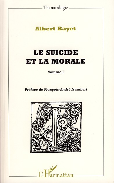 Kniha Le suicide et la morale Bayet