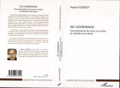 Knjiga De l'adhérence Forest