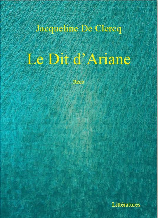 Book Le Dit d'Ariane De Clercq