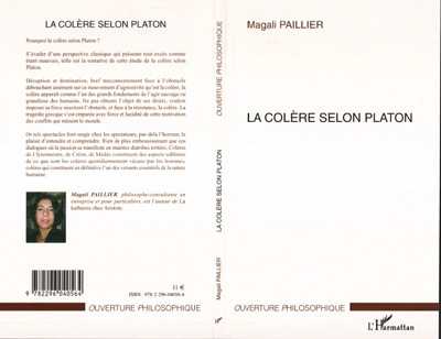 Knjiga La colère selon Platon Paillier