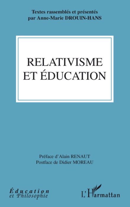Carte Relativisme et éducation Drouin-Hans