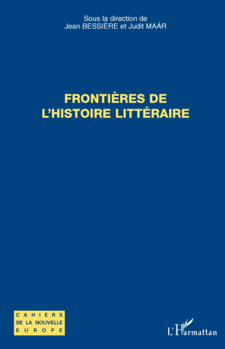 Könyv Frontières de l'histoire littéraire 
