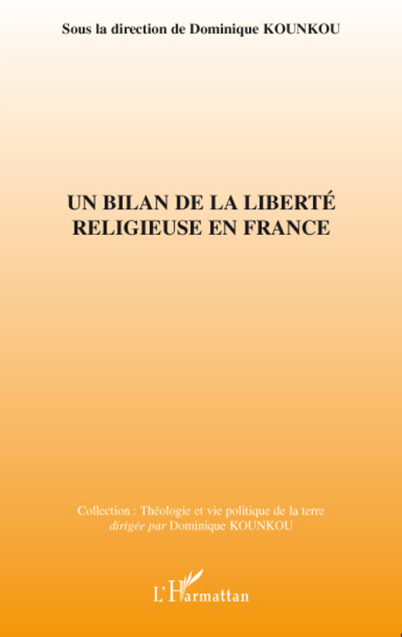 Livro Un bilan de la liberté religieuse en France Kounkou