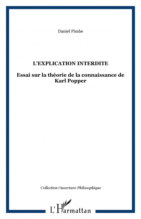 Knjiga L'explication interdite Pimbe