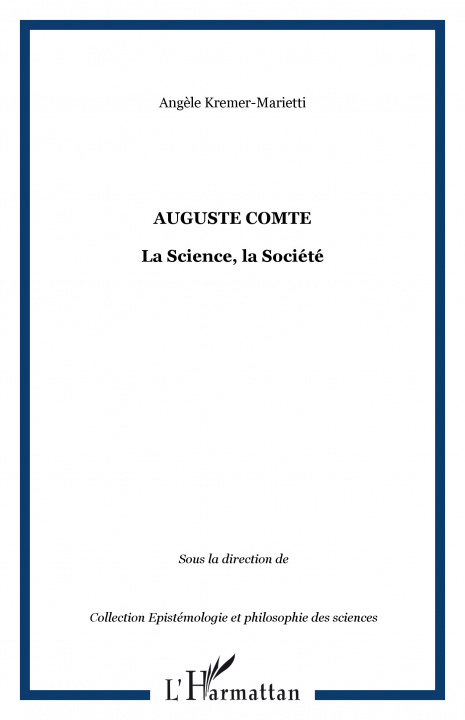 Knjiga Auguste Comte Kremer-Marietti
