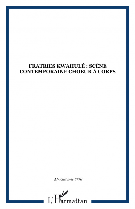 Knjiga Africultures 