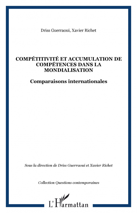 Kniha Compétitivité et accumulation de compétences dans la mondialisation Richet