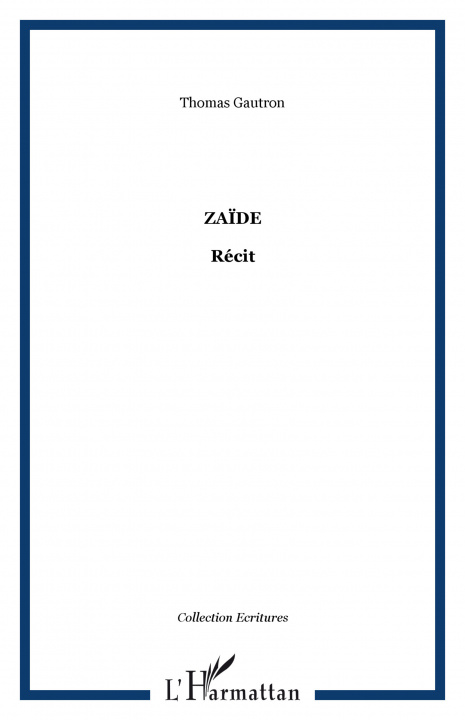 Knjiga Zaïde Gautron