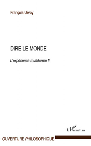 Buch Dire le monde Urvoy
