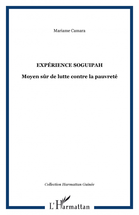 Kniha Expérience Soguipah Camara