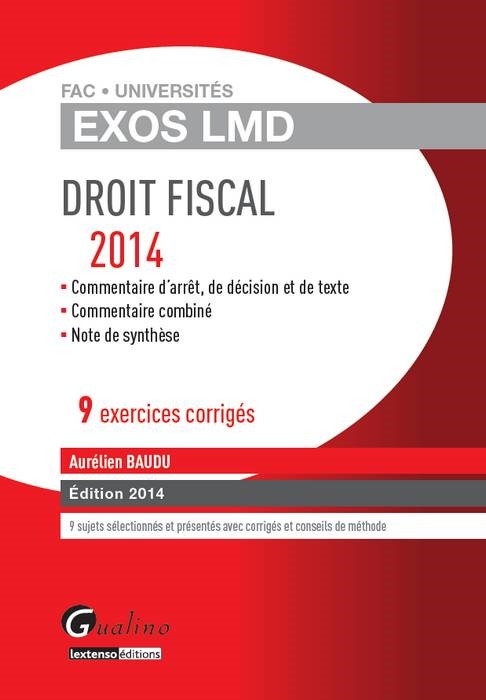 Könyv EXOS LMD - DROIT FISCAL 2014 Baudu a.