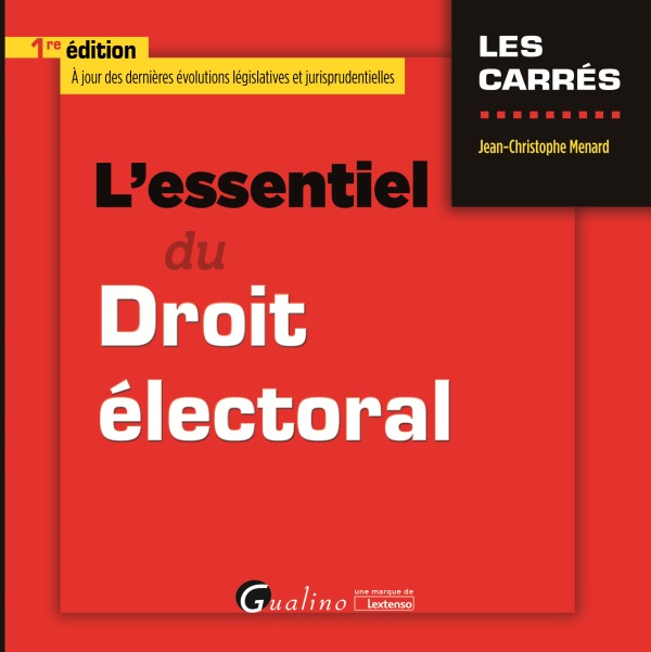Книга L'essentiel du droit électoral Menard