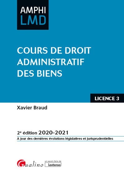 Könyv Cours de droit administratif des biens Braud