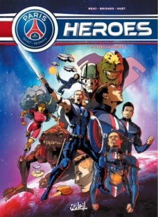 Könyv Paris Saint-Germain Heroes T02 BENJ+BRIONES-P