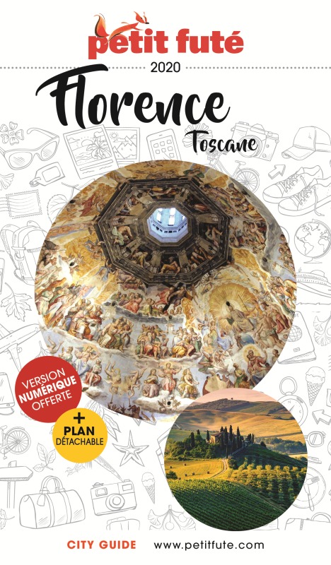 Buch florence - toscane 2020 petit fute + offre num + plan Auzias d. / labourdette j. & alter