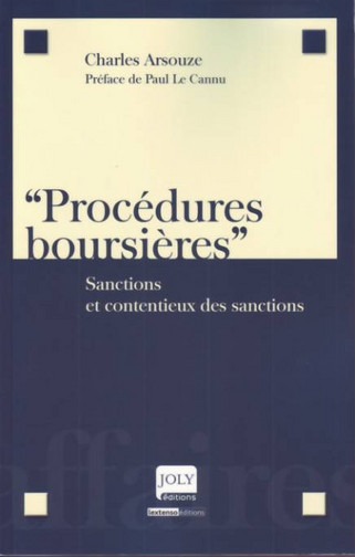 Книга procédures boursières Arsouze c.