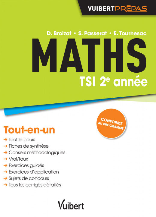 Carte Maths TSI 2e année TOURNESAC