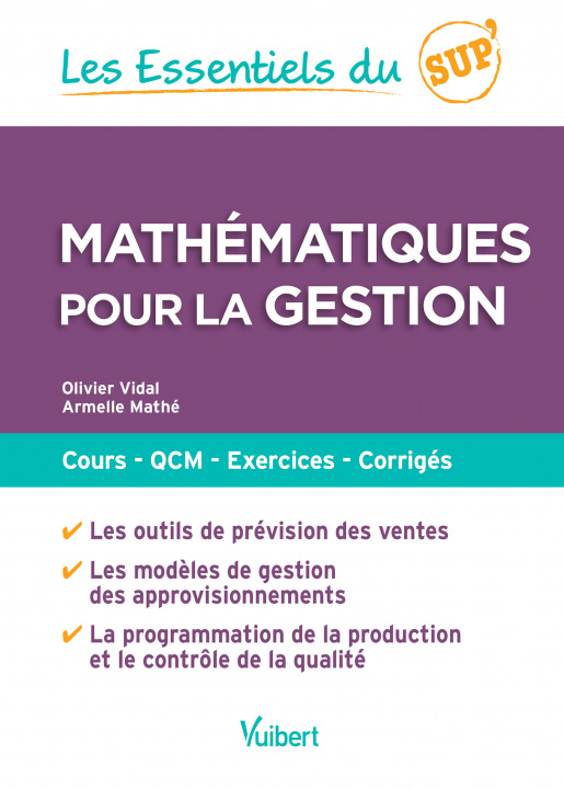 Kniha Mathématiques pour la gestion VIDAL