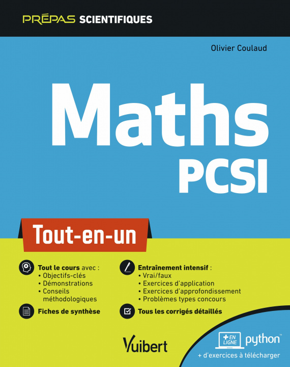 Boek Mathématiques PCSI COULAUD