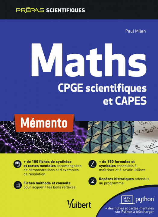 Carte Mémento Maths MILAN