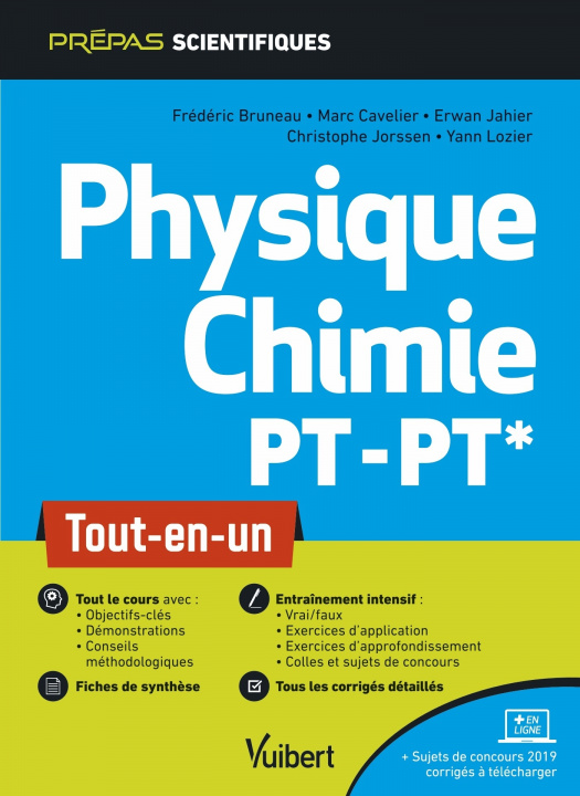 Kniha Physique-Chimie PT/PT* - Tout-en-un JAHIER