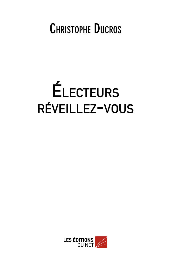 Knjiga Électeurs réveillez-vous DUCROS
