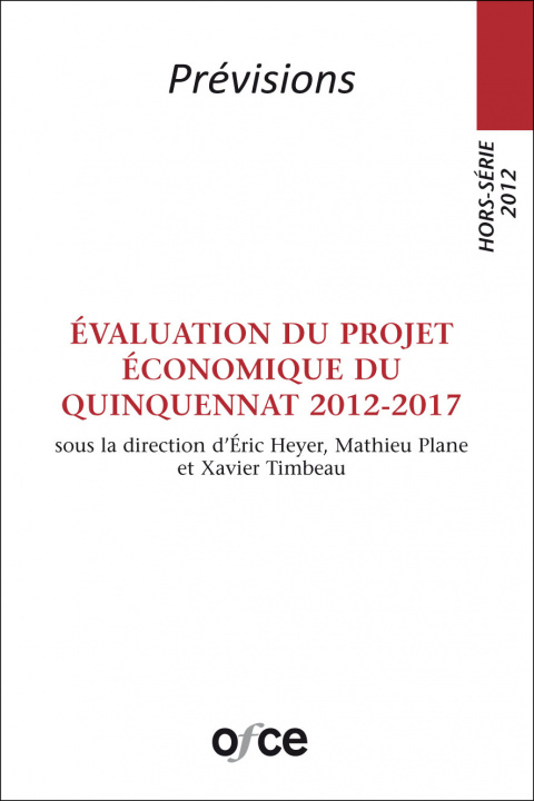 Kniha Hors-série 2012 - Évaluation du projet économique du quinquennat 2012-2017 Plane