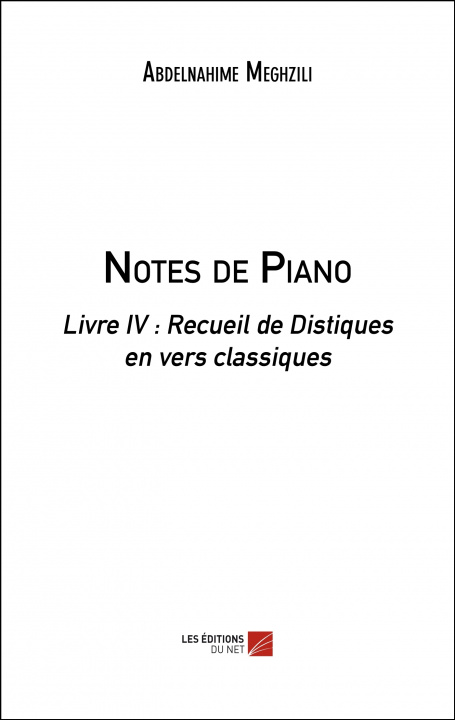 Knjiga Notes de Piano Meghzili