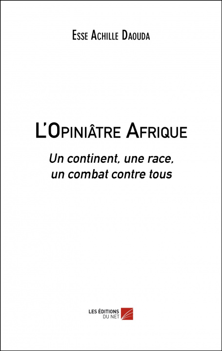 Könyv L'Opiniâtre Afrique Daouda
