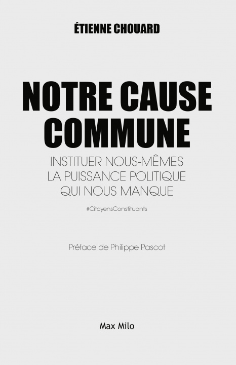 Книга Notre cause commune CHOUARD