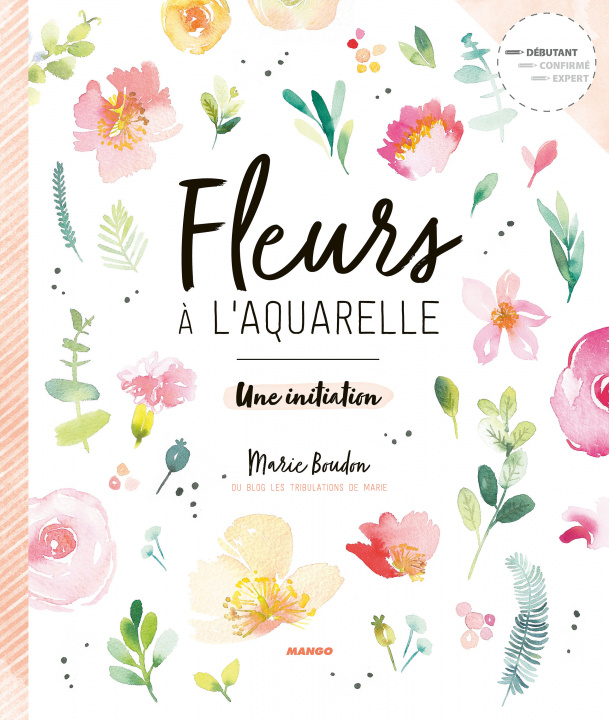 Kniha Fleurs à l'aquarelle une initiation Marie Boudon