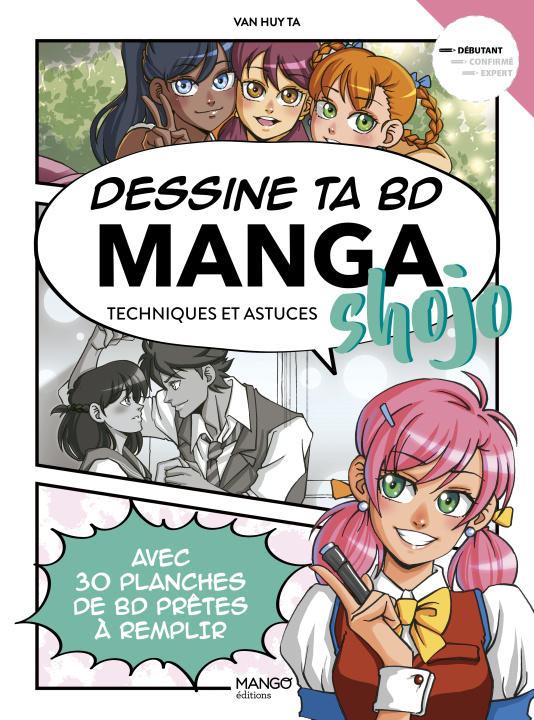 Knjiga Dessine ta BD manga shojo Van Huy Ta