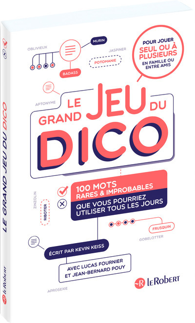 Könyv Le grand jeu du dico - 100 mots rares et improbables que vous utiliser tous les jours Kevin Keiss