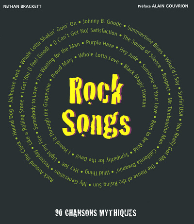 Kniha Rock songs Nathan Brackett