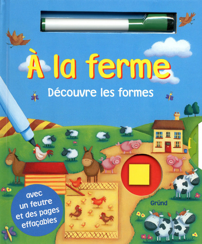 Knjiga À la ferme - découvre les formes Ben Adams