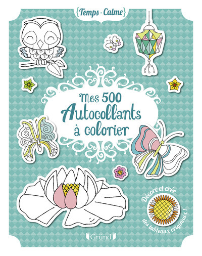 Kniha Mes 500 autocollants à colorier Eugénie Varone