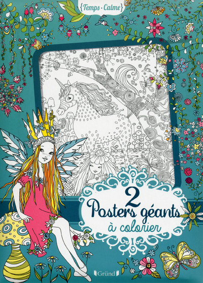 Kniha 2 posters géants à colorier Anne Cresci