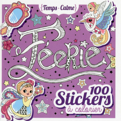 Kniha 100 stickers à colorier - Féerie Eugénie Varone