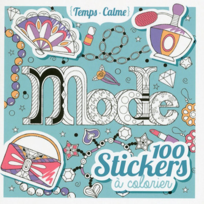 Kniha 100 stickers à colorier - Mode Eugénie Varone