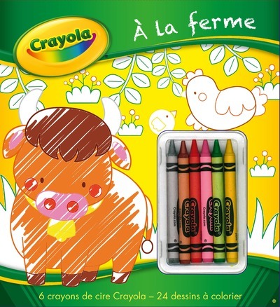 Buch Crayola - A la ferme Kim Sejung