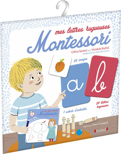 Kniha Mes lettres rugueuses Montessori Céline Santini