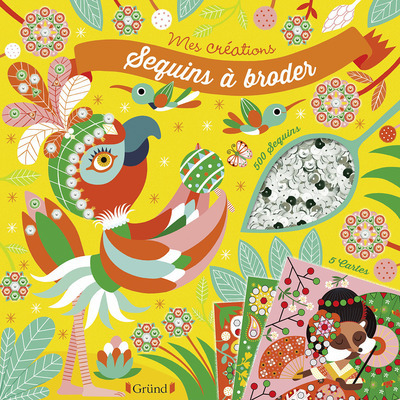 Boek Sequins à broder Julie Mercier