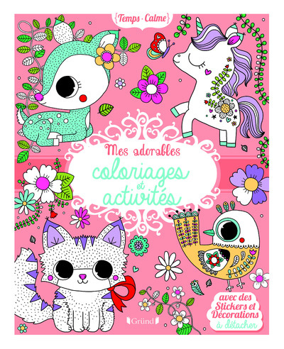 Buch Mes adorables coloriages et activités Stéphanie Rousseau
