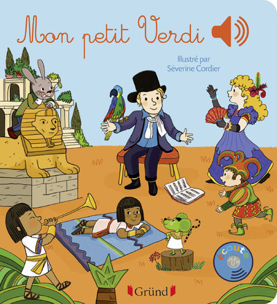Kniha Mon petit Verdi - Livre sonore avec 6 puces - Dès 1 an Émilie Collet