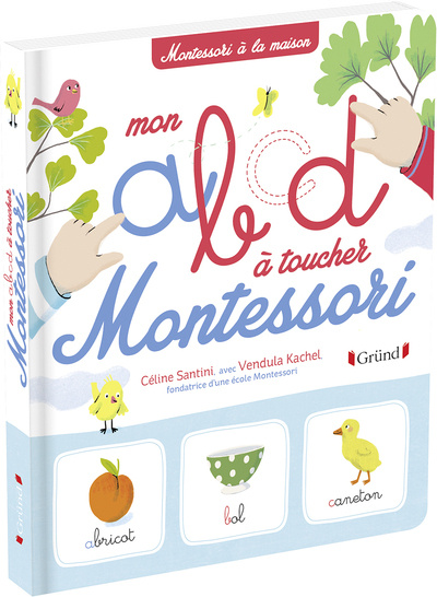 Buch Mon ABCD à toucher Montessori Céline Santini