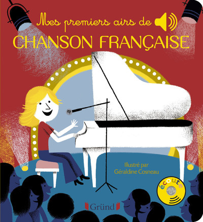 Kniha Mes premiers airs de chanson française - Livre sonore avec 6 puces avec les extraits originaux - Dès 