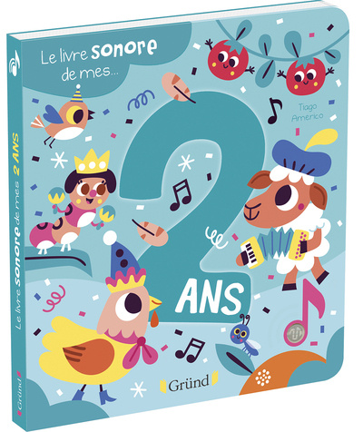 Knjiga Le livre sonore de mes 2 ans - Livre sonore avec 6 puces - À partir de 2 ans L'Air Mobile