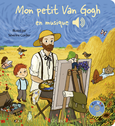 Книга Mon petit Van Gogh en musique - Livre sonore avec 6 puces - Dès 1 an Émilie Collet