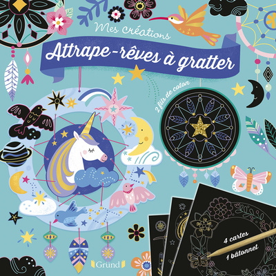Knjiga Attrape-rêves à gratter 
