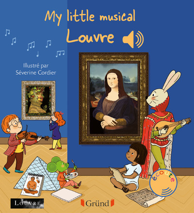 Kniha My little musical Louvre Émilie Collet
